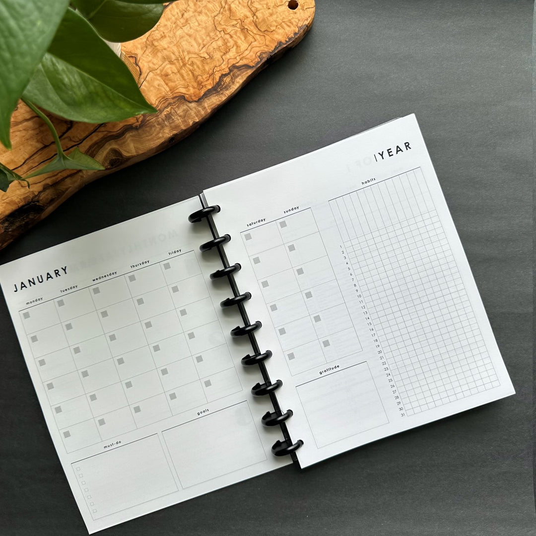 Undated Weekly Planner