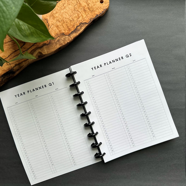 Undated Weekly Planner