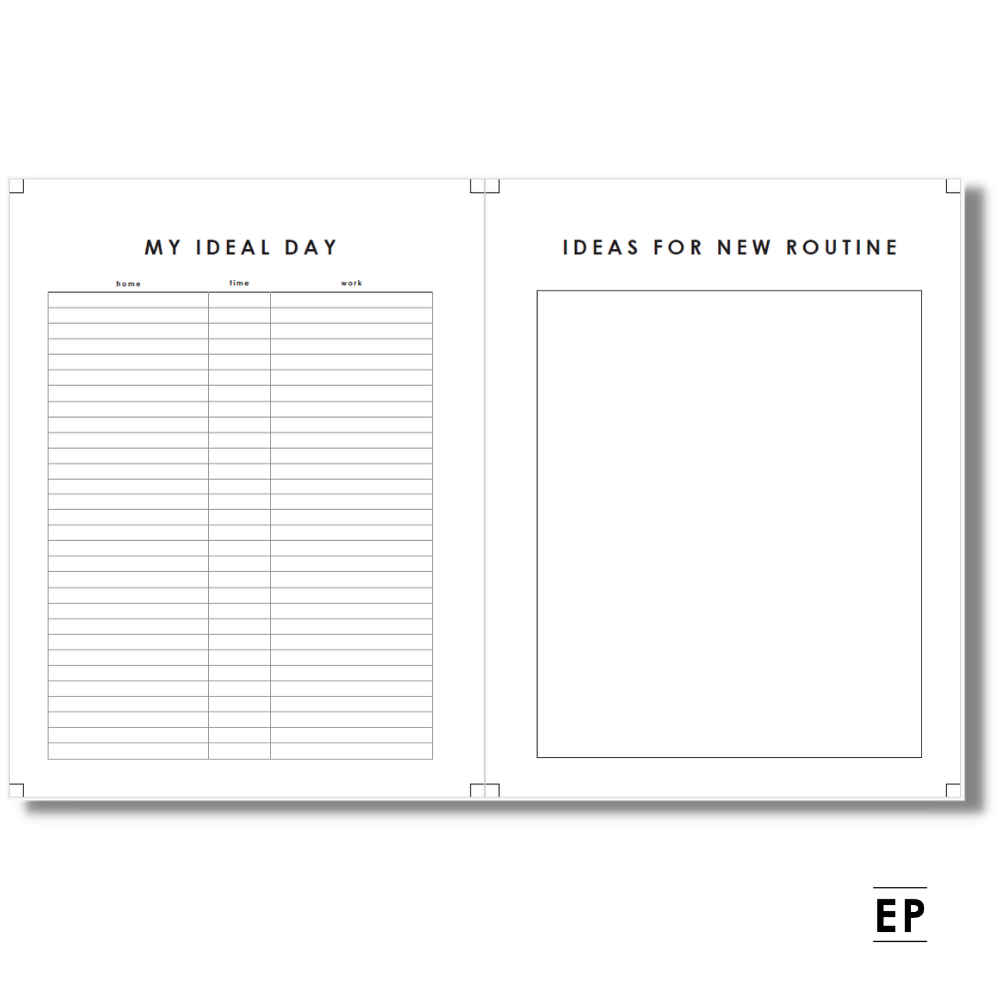 Ideal Day Planning Spread - Free Planner Printable