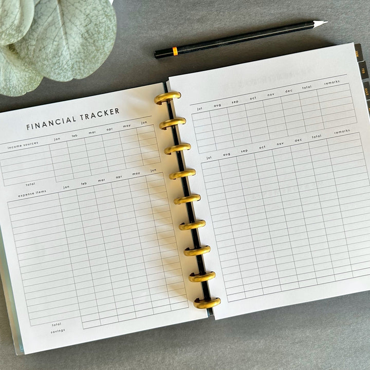 Undated Weekly Planner