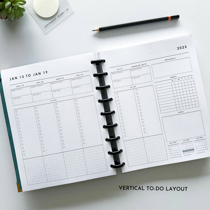 2025 Make-My-Day Weekly Planner