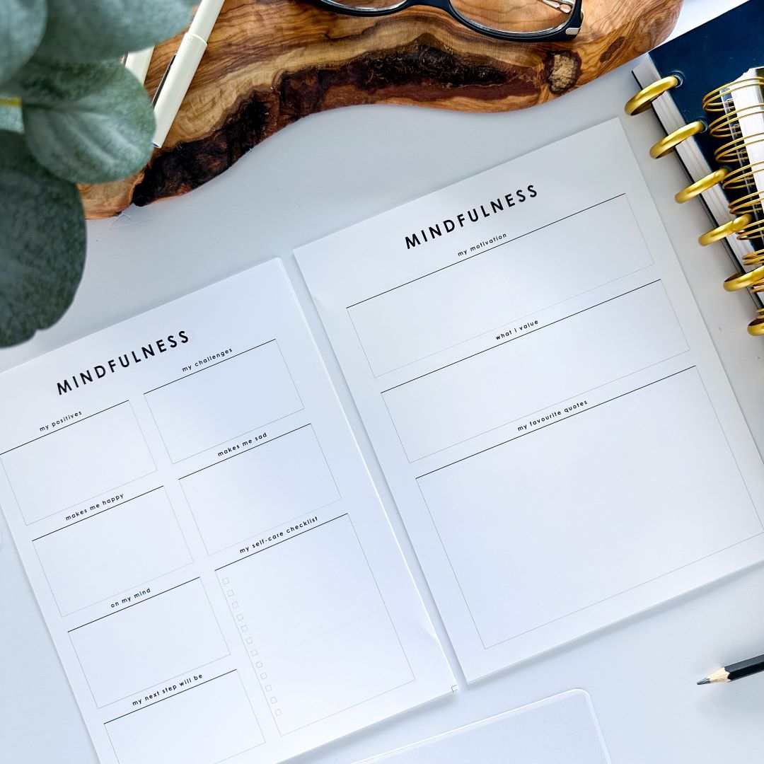 Mindfulness Log Free Planner Printable Elements Planner