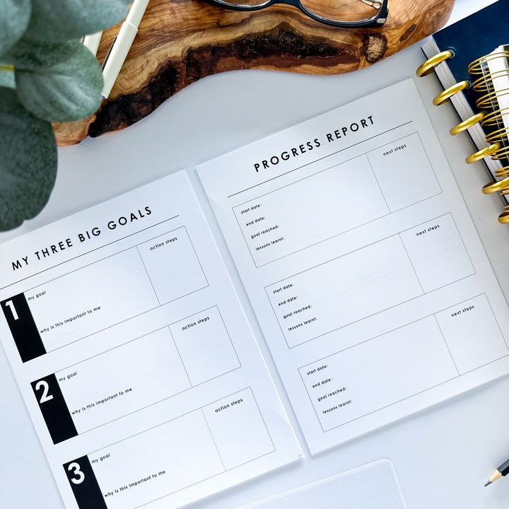 Long Term Goal Planning Spread - Free Planner Printable