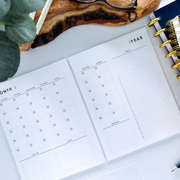 Month Planning Spread - Free Planner Printable